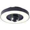 Osram 22W LED paviršinis lauko šviestuvas SMART+, tamsiai pilkas, 3000K, dimeriuojamas, su judesio davikliu ir kamera, IP44