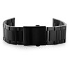 Pacific Model 9 solid bracelet - juodas 28mm