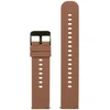Pacific U27 rubber watch strap - ruda/juodas - 20mm