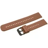 Pacific U27 rubber watch strap - ruda/juodas - 20mm