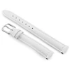 Pacific W71 leather watch strap - baltas - 14mm