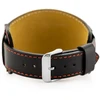 Pacific W85 leather watch strap - washer - juodas/red - 22mm