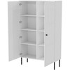 Cama Meble PALAZZO BIS display cabinet 100x39x166 baltas matt