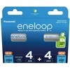 Rechargeable batteries PANASONIC ENELOOP 4x AA 2000 mAh + 4x AAA 800 mAh 8 vnt (BK-3MCDE+4MCDE/8CP)