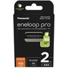 Rechargeable batteries PANASONIC ENELOOP PRO AAA 930 mAh 2 vnt (BK-4HCDE/2CP)