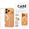 „Panzer Glass CARE by PanzerGlass“ madingas „Samba“ dėklas su „Baltas MagSafe“, skirtas „iPhone 17 Pro“ – permatomas