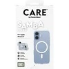 „Panzer Glass CARE by PanzerGlass“ madingas „Samba“ dėklas su „Baltas MagSafe“, skirtas „iPhone 17“ – permatomas