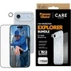 Panzer Glass „CARE by PanzerGlass Flagship Explorer 3-in-1“ dėklas + stiklas + objektyvas, skirtas „iPhone Air“