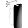 Panzer Glass „CARE by PanzerGlass“ flagmaninis „Privacy 3-in-1“ dėklas + privatumo stiklas + objektyvas, skirtas „iPhone 17 Pro“