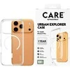 „Panzer Glass CARE by PanzerGlass Flagship Urban Explorer“ dėklas su „Baltas MagSafe“, skirtas „iPhone 17 Pro“ – permatomas