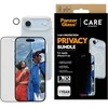 Panzer Glass „CARE by PanzerGlass“ flagmaninis „Privacy 3-in-1“ dėklas + privatumo stiklas + objektyvas, skirtas „iPhone Air“