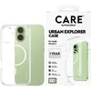„Panzer Glass CARE by PanzerGlass Flagship Urban Explorer“ dėklas su „Baltas MagSafe“, skirtas „iPhone 17“ – permatomas