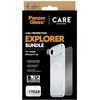 Panzer Glass „CARE by PanzerGlass Flagship Explorer 3-in-1“ dėklas + stiklas + objektyvas, skirtas „iPhone Air“