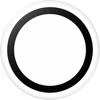 „Panzer Glass PanzerGlass Hoops“ grūdinto stiklo kameros ekrano apsauga, skirta „iPhone Air“ - Juodas