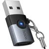 Adapteris OTG USB A to USB C Hoco UA46B pilka