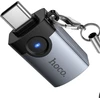 Adapteris OTG USB C to USB A Hoco 3A UA46C pilka