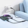 Laidas 2in1 USB C į USB C+Lightning Hoco 1 m X123 juodas