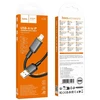 USB A tipo į „Lightning“ tipo laidas Hoco 2,4A, 1 m, X128, juodas
