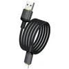 Cable USB A to Lightning Hoco 2,4A 1 m X128 Benefit juodas