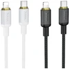 Cable USB C to Lightning Hoco PD 30W 1 m X128 Benefit juodas