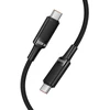 Cable USB C to USB C Hoco PD 5A 100W 1,2 m U153 Extreme juodas