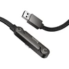 Cable with bracket USB A to USB C 3A Hoco 1,2 m U150 Exquisite juodas