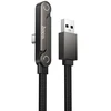 Cable with bracket USB A to USB C 3A Hoco 1,2 m U150 Exquisite juodas