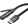 Cable with bracket USB A to USB C 3A Hoco 1,2 m U150 Exquisite juodas