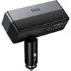Car charger Hoco 1xUSB A + 1xUSB C+2x cigarette lighter jungtys PD QC3.0 max 240W/24V Z65B juodas