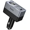 Car charger Hoco 1xUSB A + 2xUSB C+1x cigarette lighter jungtys PD QC3.0 max 165W/24V Z65A juodas
