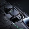 Automobilinis įkroviklis Hoco su ištraukiamu laidu 2 x USB C + USB A QC PD 65W NZ18 juodas
