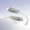 Flat Cable USB C to Lightning Hoco PD 30W 1 m X125 baltas