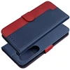Dėklas Oem Flip case for Motorola G17 POWER Split Book navy and red