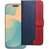 Dėklas Oem Flip case for Motorola G57 POWER Split Book navy and red