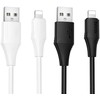 Silikoninis laidas USB C į Lightning Hoco 27W 1 m X124 baltas