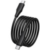 Silicone Cable USB C to USB C Hoco 3A 60W 1 m X124 juodas