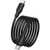 Silicone Cable USB C to USB C Hoco 3A 60W 1 m X124 juodas