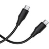 Silicone Cable USB C to USB C Hoco 3A 60W 1 m X124 juodas