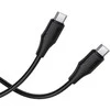 Silicone Cable USB C to USB C Hoco 3A 60W 1 m X124 juodas