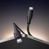 Silicone Cable USB C to USB C Hoco 3A 60W 1 m X124 juodas