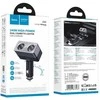 Smart dual cigarette lighter car charger Hoco 2 lighter jungtys max 240W/24V Z65 juodas