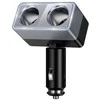 Smart dual cigarette lighter car charger Hoco 2 lighter jungtys max 240W/24V Z65 juodas