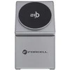 Belaidis įkroviklis Forcell F-Energy 3in1 Rotation Cube Qi2, suderinamas su MagSafe (F-06), sidabrinis