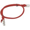 PATCHCORD KAT.6 UTP 0.5M RAUDONA FLUKE PASSED LANBERG 10-PACK