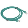 PATCHCORD KAT.6 UTP 1.5M Žalias FLUKE PASSED LANBERG 10-PACK