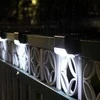 Patio Maclean MCE319 prieblandos jutiklis saulės šviesos diodų kiemo laiptų šviesa sodo tako šviesa IP44, 4000K, Ni-MH 100 mAh, 80x45x45mm