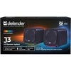 Kompiuterio kolonėlės PC Speakers 2.0 DEFENDER J3 2.0 6W LED USB juodas