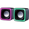 Kompiuterio kolonėlės DEFENDER SOLAR 7 2.0 6W LED USB SPEAKERS 65117