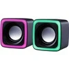 Kompiuterio kolonėlės DEFENDER SOLAR 7 2.0 6W LED USB SPEAKERS 65117