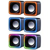 Kompiuterio kolonėlės DEFENDER SOLAR 7 2.0 6W LED USB SPEAKERS 65117